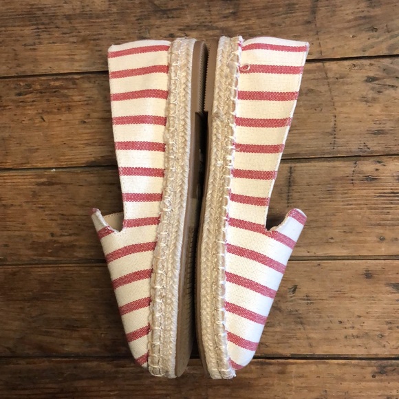 NWOT Striped Espadrilles with memory foam sz7.5 - Picture 3 of 16